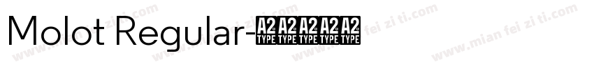 Molot Regular字体转换